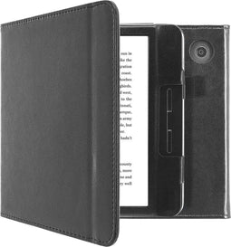 imoshion E-reader Hoesje - Geschikt voor Kobo Libra H2O - Vegan Leather Bookcase - Zwart