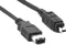 FireWire 400 kabel met 4-pins - 6-pins connectoren / zwart - 3 meter
