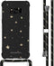 iMoshion Hoesje Geschikt voor Samsung Galaxy S8 Hoesje Met Koord - iMoshion Design Hoesje met Koord - Goud / Zwart / Stars Gold