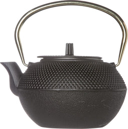 Cosy & Trendy Shinto Theepot - 1L2 - Zwart - Koper Handvat