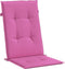 vidaXL - Tuinstoelkussens - hoge - rugleuning - 2 - st - 120x50x3 - cm - stof - roze