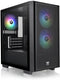 Thermaltake Versa H16 TG ARGB - Micro Tower - 2x 120 mm voorzijde 1x 120 mm achterzijde - Zwart