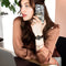 Selencia Hoesje Geschikt voor iPhone 11 Hoesje - Selencia Maya Fashion Backcover - zwart