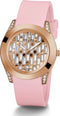 Guess Clarity GW0109L2 Horloge - Siliconen - Roze - Ø 39 mm