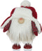 J-Line Kerstman Rond Hoed Polyester Rood/Wit Large
