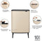 Brabantia Bo Touch Bin Hi - Prullenbak 2 x 30 liter - Afvalscheiding - Soft Beige (2 stuks)
