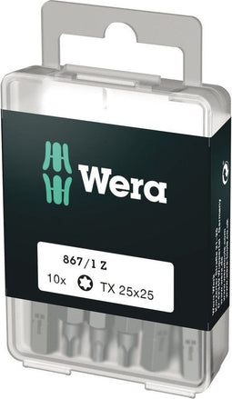 Wera 867/1 - DIY-Bits - TORX® TX 25 - 25 mm (10 stuks)