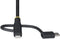 Startech.com RLTCUB1MBK - 3-in-1 USB Oplaadkabel - USB naar Lightning/Micro-USB/Type-C - Zwart