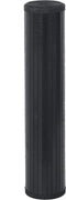 vidaXL - Vloerkleed - rechthoekig - 100x300 - cm - bamboe - zwart