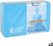 Yogablok LongFit Sport Blauw 12,5 x 15 x 7,5 cm (2 Stuks)