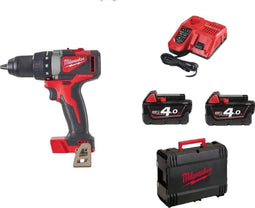 Milwaukee M18 BLDD2-402X 18V Li-Ion accu schroefboormachine set in HD-box - koolborstelloos - 82Nm