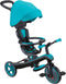Globber Explorer Trike 4in1 - Driewieler met duwstang - Teal - vanaf 10 maanden tot 5 jaar
