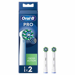 Oral-B Cross Action Pro - Opzetborstels - Met CleanMaximiser Technologie - 2 Stuks