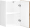 vidaXL - Keukenwandkast - Lucca - bewerkt - hout - oud - houtkleurig