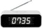 Thomson CR221I - Wekker - FM radio met inductielader - Zwart