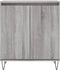 vidaXL - Dressoir - 60x35x70 - cm - bewerkt - hout - grijs - sonoma - eikenkleurig