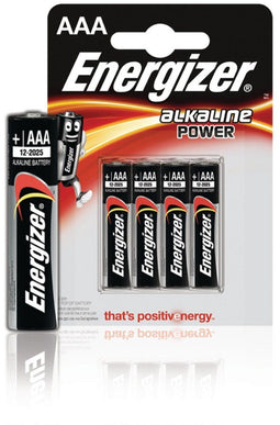Energizer E300132600 - Alkaline Batterijen - Langdurige energie - Zilver (4 stuks)