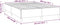 vidaXL - Bedframe - zonder - matras - 140x200 - cm - stof - groen