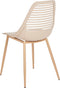 MONTELLO - Set van 4 stoelen - Beige - Synthetisch materiaal