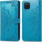 iMoshion Hoesje Geschikt voor Samsung Galaxy A12 Hoesje Met Pasjeshouder - iMoshion Mandala Bookcase - Turquoise