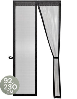 O'DADDY® Deurgordijn Deluxe FIBER - Magnetisch Vliegengordijn - Zelfsluitend - Zwart 92x230 cm