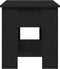 vidaXL - Zwarte - Eikenhouten - Salontafel - - - 101x49x52 - cm - Gemaakt - van - Geënginieerd - Hout