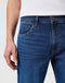 Wrangler Greensboro jeans heren - regular straight fit - blauw - W32 L34