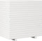 vidaXL - Plantenbak - 70x40x72 - cm - massief - grenenhout - wit