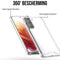 Podec Samsung Galaxy S21 - Doorzichtig Hoesje - Anti-Shock Case met Screenprotector