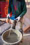 Scheppach PM1400 - Beton- en verfmixer - 1400W - Variabele snelheid tot 760 r/min - Incl. 1x rechte verfgarde & 1x mengstaaf