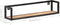 vidaXL - Wandschappen - 2 - st - 80 - cm - ruw - mangohout