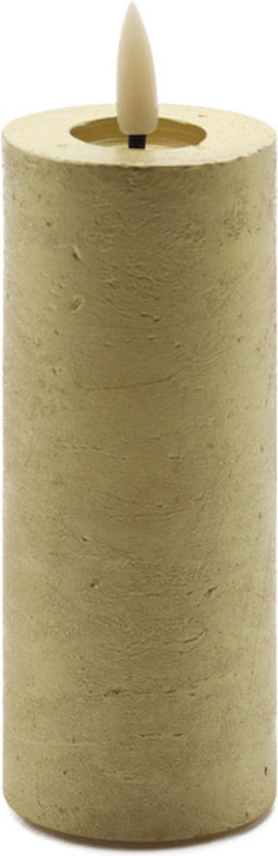 led kaars metallic goud 12,5x5cm