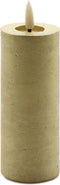 led kaars metallic goud 12,5x5cm