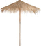 J-Line parasol Stro - hout - naturel - large