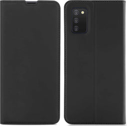 iMoshion Hoesje Geschikt voor Samsung Galaxy A03s Hoesje Met Pasjeshouder - iMoshion Slim Folio Bookcase - Zwart