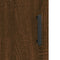 vidaXL - Hoge - kast - 69,5x31x115 - cm - bewerkt - hout - bruin - eikenkleur
