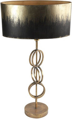 Tafellamp goud - E27 - L16,5B42,7H73,5CM