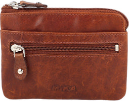 Mika sleutel etui - RFID - leer - bruin - JU-42227