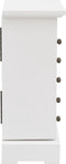 vidaXL - Sieradenkastje - met - spiegel - 25x13,5x34 - cm - MDF