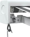 vidaXL - Luifel - uittrekbaar - 4x3 - m - stof - en - aluminium - antraciet - en - wit