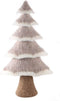 PTMD Decoratieve Kerstboom Daryan - 40x18x80 cm - Schuim - Creme