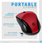 HP 220 - Draadloze muis - 1600dpi - Rood