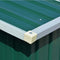 vidaXL - Tuinschuur - 257x489x181 - cm - metaal - groen