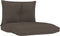 vidaXL - Palletkussens - 2 - st - stof - taupe