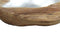 HSM Collection - Fruitschaal small - ø30x6 - Naturel/grijs - Teak/aluminium