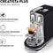 Nespresso Creatista Plus - Koffiecupmachine - Volautomatische melkopschuimer - Black Truffle
