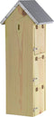Esschert Design Vogelhuisje - Hout naturel - 19,5 x 16,5 x 51,5 cm