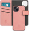 iMoshion Hoesje Geschikt voor iPhone 13 Hoesje Met Pasjeshouder - iMoshion Uitneembare 2-in-1 Luxe Bookcase - Roze