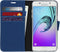 Accezz Galaxy A5 (2016) - Wallet Softcase Bookcase - 3 pashouders - Blauw