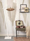 GOOD&MOJO Vloerlamp Tanami - Bamboe/Rotan - 78x55x176cm - Modern - Staande lampen voor Woonkamer - Slaapkamer